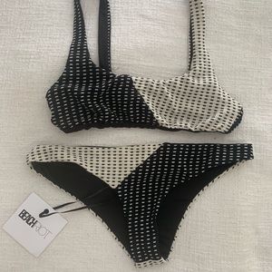 Beach riot bathing suit.Top is small bottom medium